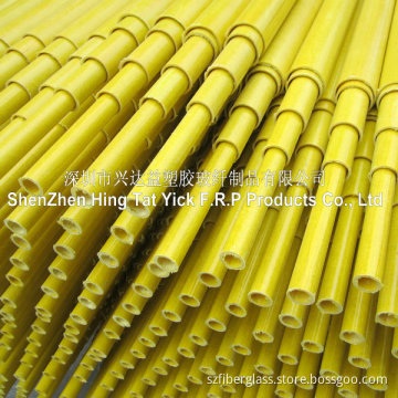 Yellow Color Fiberglass Telescopic Tube